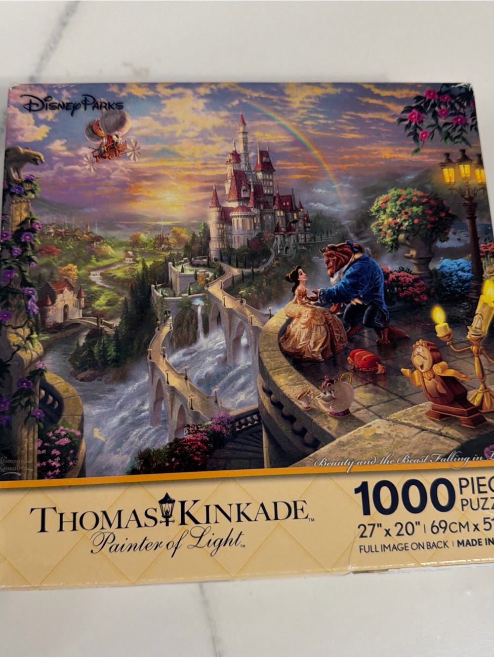 Thomas Kinkade Beauty and the Beast 1000-Piece Jigsaw Puzzle - Multi